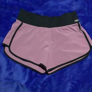 Pink high waist shorts- size M